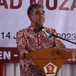 Muzani menargetkan Partai Gerindra harus menjadi pemenang pada Pemilu 2024 di Jawa Barat.